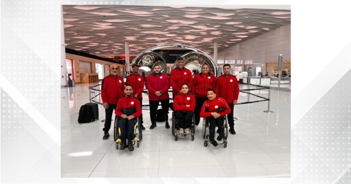 Bahrain Paralympic athletics team departs for training camp in Turkey image