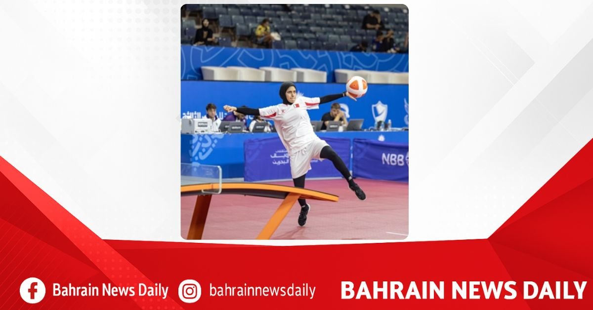 Bahrain’s teqball team secures wins in Women’s Doubles opener at Asian Youth Games image