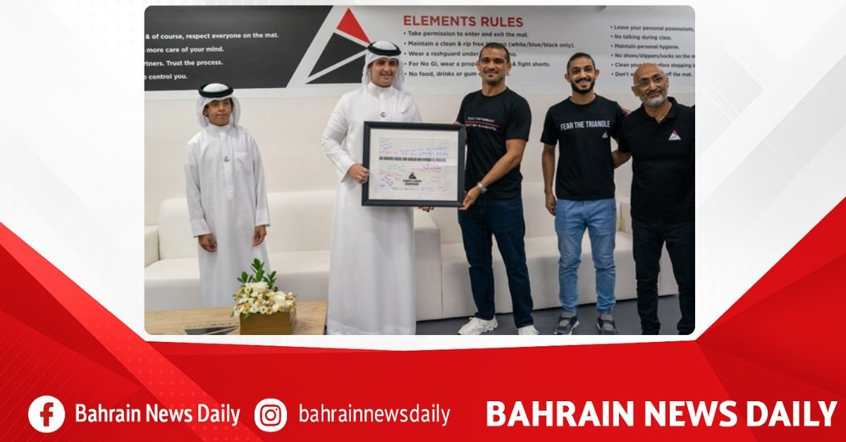 HH Shaikh Faisal bin Khalid, HH Shaikh Abdullah bin Khalid attend closing of Elements Jiu-Jitsu Academy Championship image