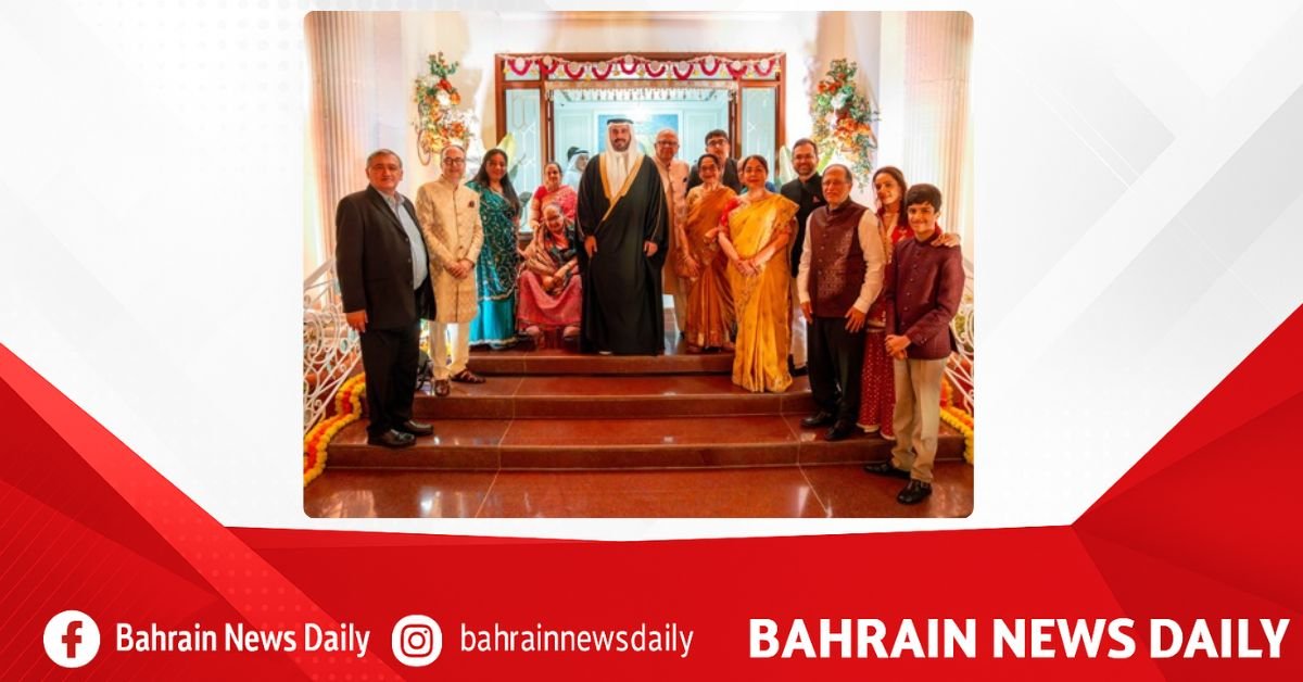 HH Shaikh Mohammed bin Salman bin Hamad Al Khalifa visits a number of families to mark Diwali image