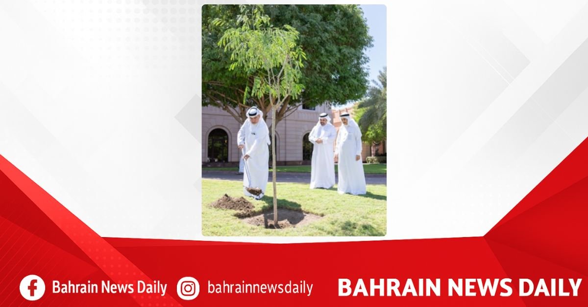 HRH the Crown Prince and Prime Minister directs the establishment of the Innovation Competition in Irrigation Solutions during this year's National Tree Week image