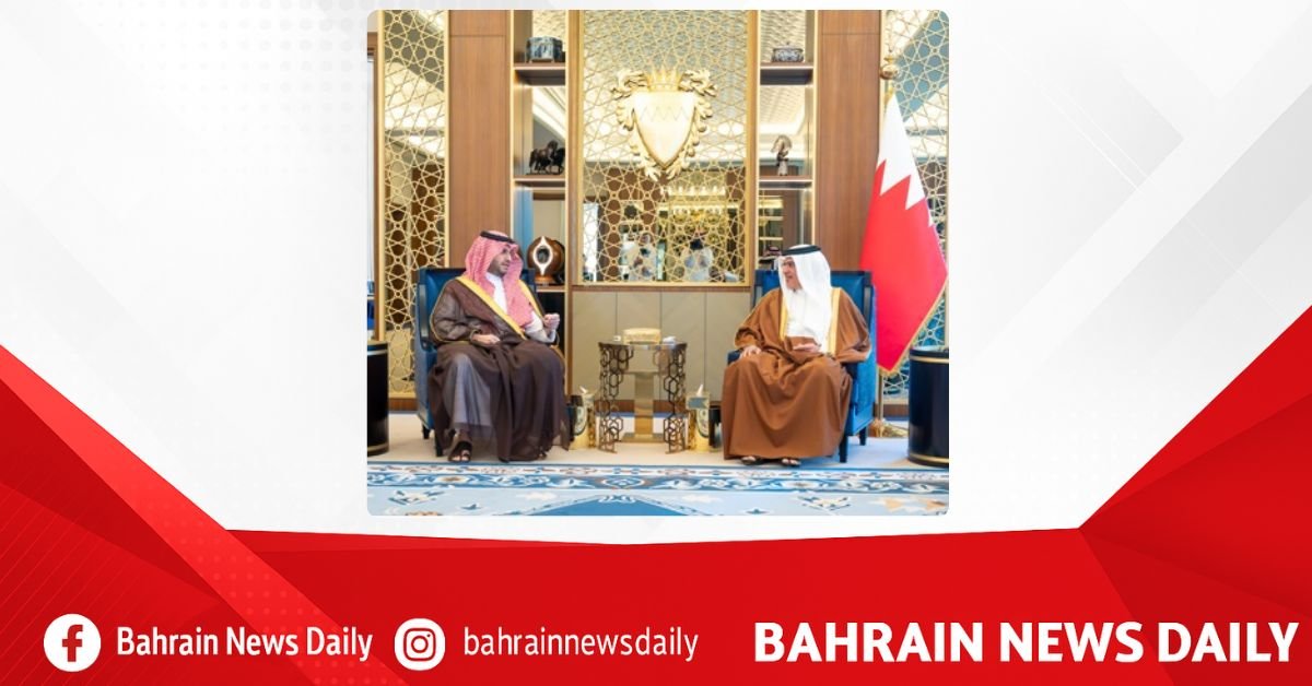 HRH the Crown Prince and Prime Minister meets with the Minister of State and a Member of the Council of Ministers of the Kingdom of Saudi Arabia image