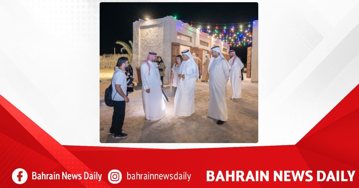 Information Minister attends Bahraini Cultural Night at Heritage Village image
