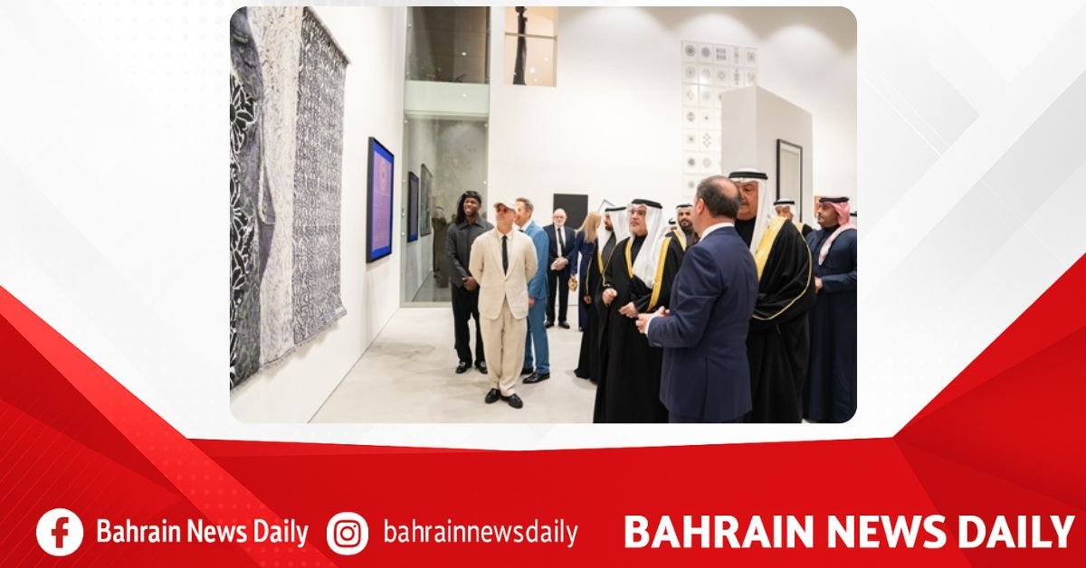 HRH the Crown Prince and Prime Minister inaugurates the Rashid bin Khalifa Art Collection exhibition image