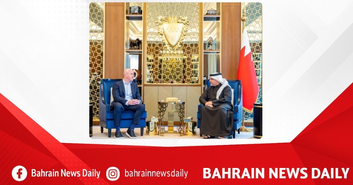 HRH the Crown Prince and Prime Minister meets with the Global Head of Starlink Aviation at SpaceX