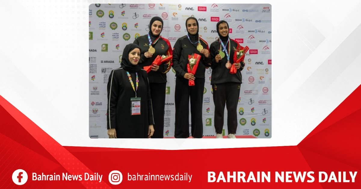 Bahrain wins three golds, one silver and two bronzes at Arab Women’s Clubs Games in Sharjah