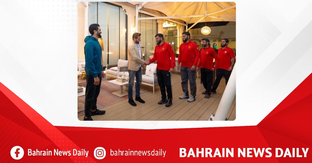 HH Shaikh Nasser bin Hamad receives Shahid Afridi, emphasises continued development of cricket in Bahrain