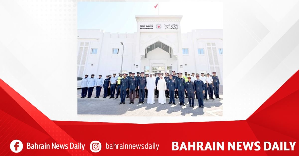 Interior Minister inaugurates new Um Al Hassam Police Station