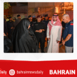 Chief of Police, Capital Governor inspect homes affected by drone debris in Sitra